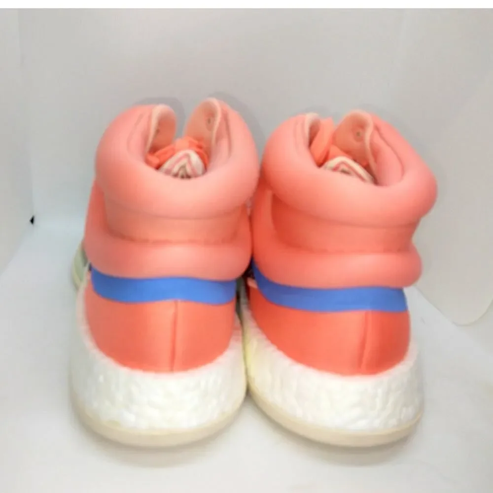 Adidas Marquee Boost Salmon & Gray Basketball Sneakers - SIZE 17!!